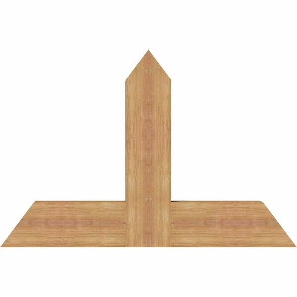 Ekena Millwork Portland Timber Gable Bracket, Western Red Cedar, 36"W x 24"H x 3 1/2"D x 5 1/2"F, 16/12 Pitch GBW036X24X0406POR00SWR - main